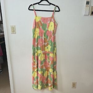 Colorful Floral Maxi Dress